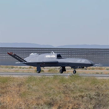 Crane Innovation with Northrop Grumman YFQ-48A Talon Blue