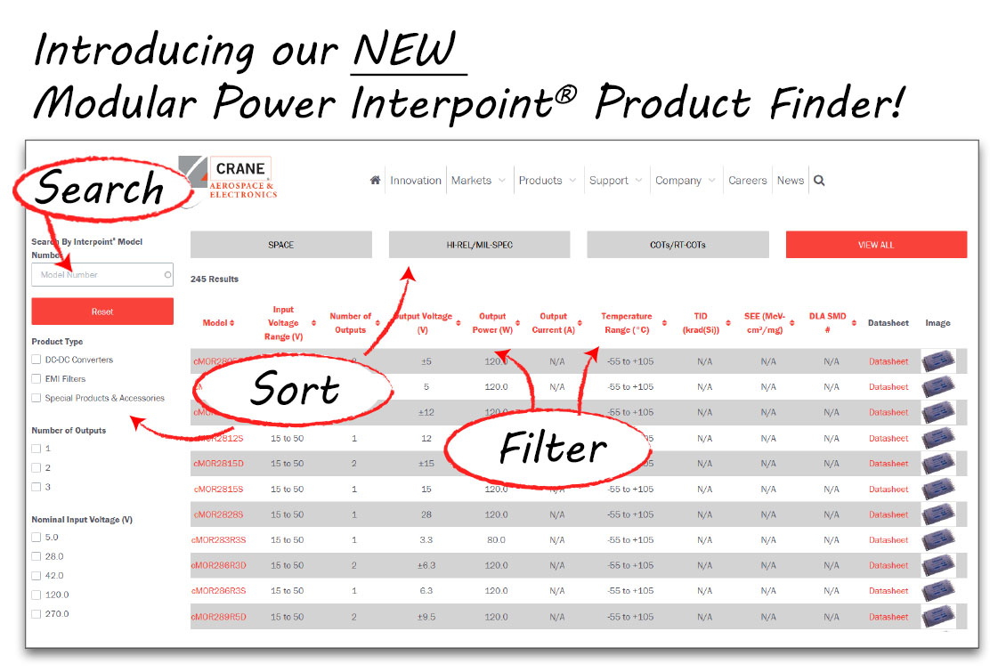 Interpoint Product Finder Tool