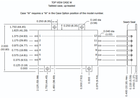 cMor Tabbed Dimensions